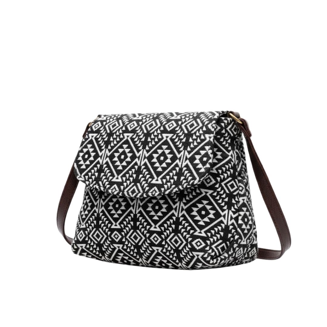 Stylish Fabric Flap Sling Bag for Everyday Use 110
